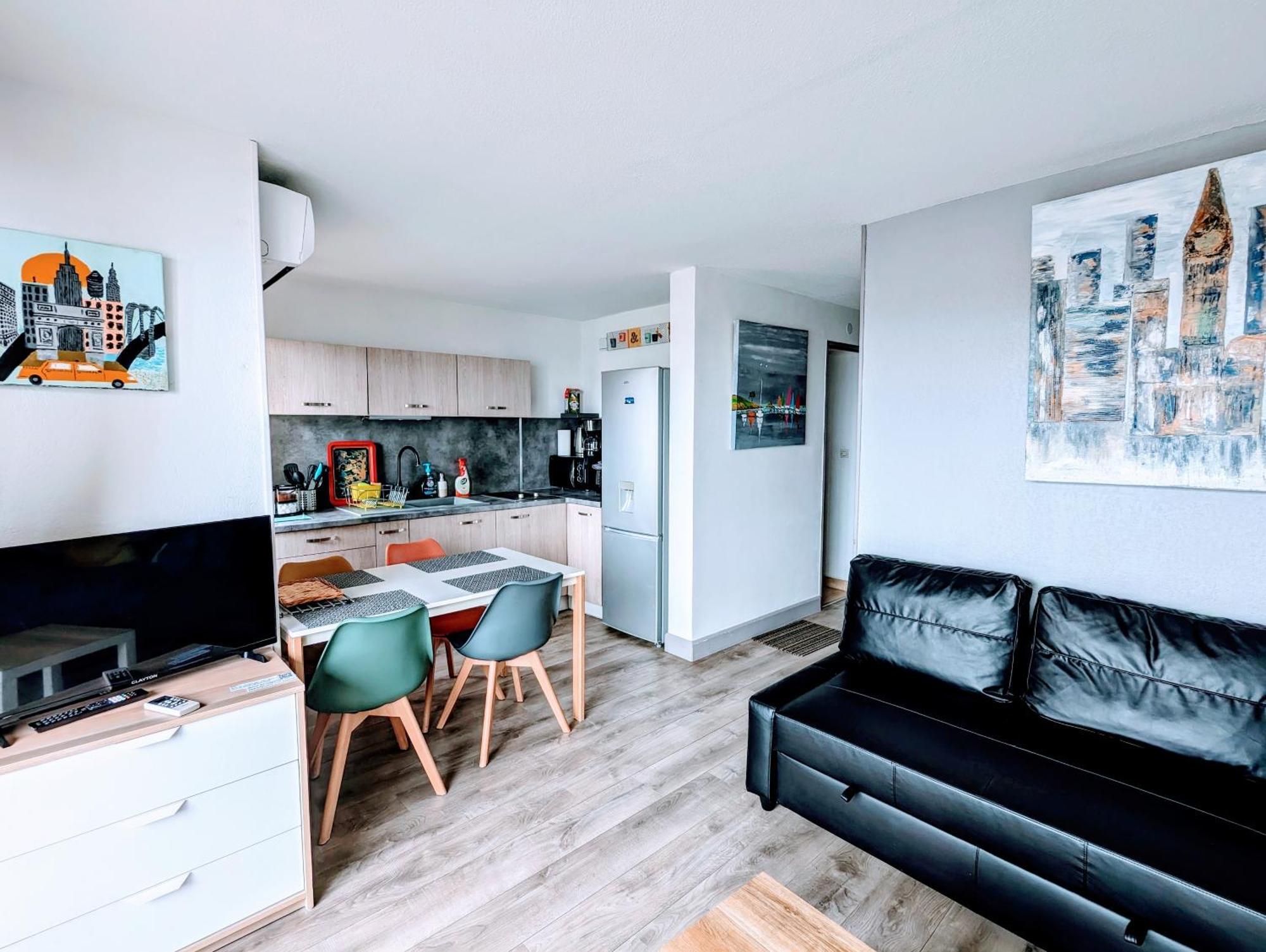 T2 Climatise Vue Sur Mer, Wifi, Piscine Et Parking Sète Exterior foto
